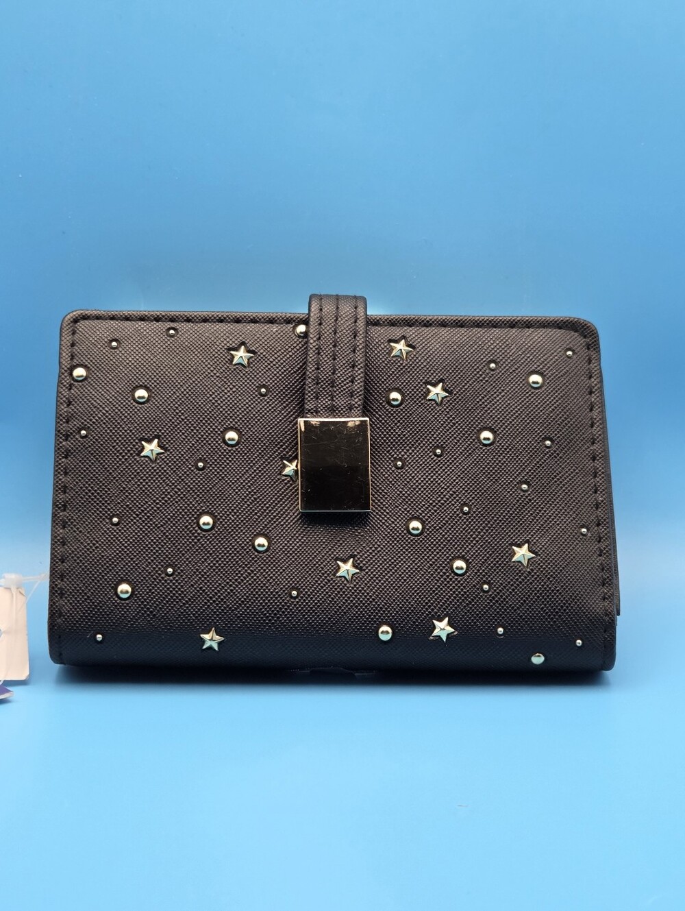 Womens Apt. 9 Embellished Compact Black Bifold Wallet With Built-in RFID - NWT
